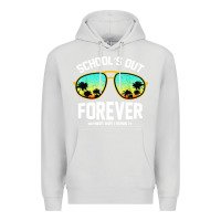 Dove Grey school out forever retired teacher retro summer Premium Hoodie - artisFamous