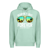 Seafoam school out forever retired teacher retro summer Premium Hoodie - artisFamous