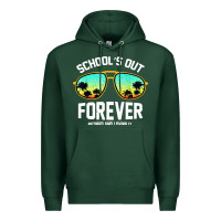 Sports Green school out forever retired teacher retro summer Premium Hoodie - artisFamous