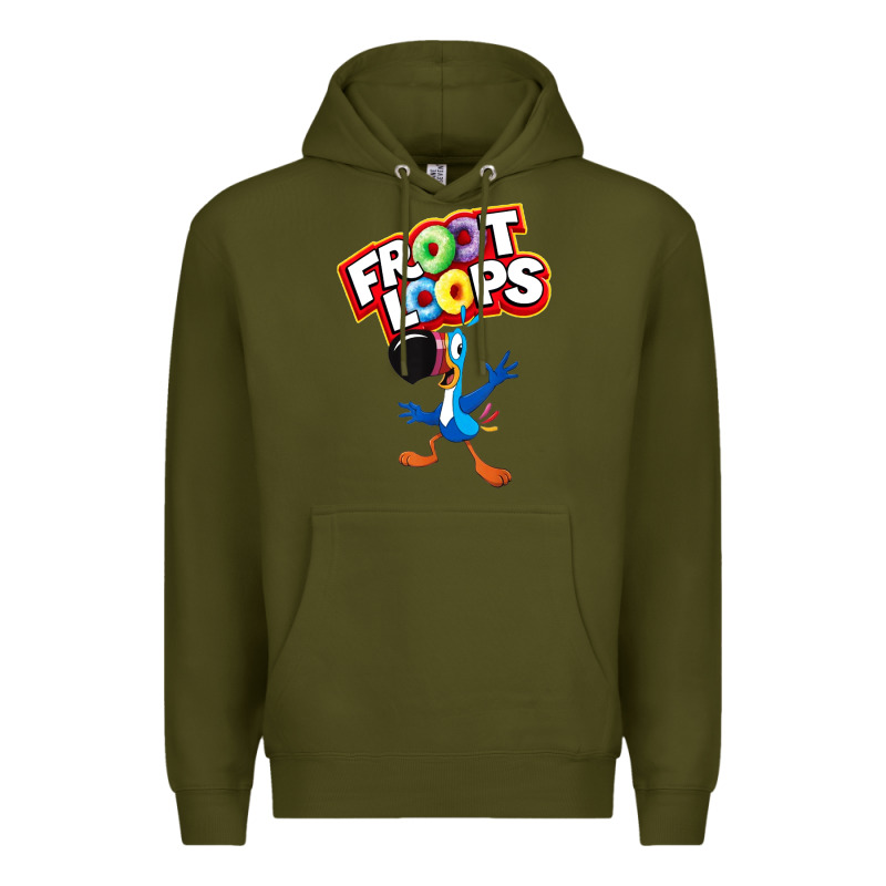 Froot Loops Toucan Sam Premium Hoodie by artisFamous | Teevron