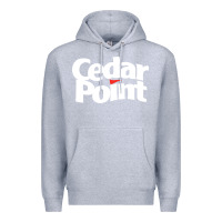 Heather Grey cedar point Premium Hoodie - artisFamous