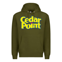 Army Green cedar point Premium Hoodie - artisFamous
