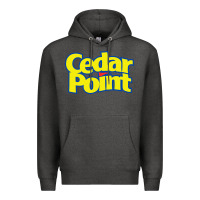 Charcoal Heather cedar point Premium Hoodie - artisFamous
