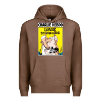 Chestnut charlie hebdo Premium Hoodie - artisFamous