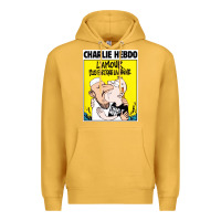 Mustard charlie hebdo Premium Hoodie - artisFamous