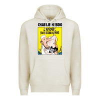 Oatmeal Heather charlie hebdo Premium Hoodie - artisFamous