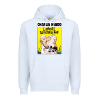 White charlie hebdo Premium Hoodie - artisFamous