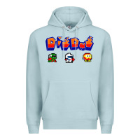 Blue Mist dig dug Premium Hoodie - artisFamous