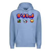 Colony Blue dig dug Premium Hoodie - artisFamous