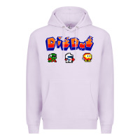 Lilac dig dug Premium Hoodie - artisFamous