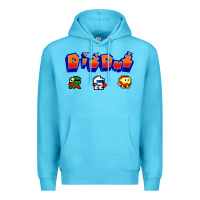 Ocean Blue dig dug Premium Hoodie - artisFamous