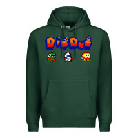 Sports Green dig dug Premium Hoodie - artisFamous