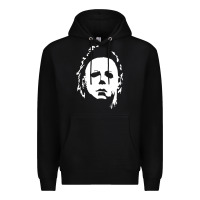 Black halloween horror myers Premium Hoodie - artisFamous