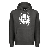 Charcoal Heather halloween horror myers Premium Hoodie - artisFamous
