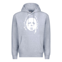 Heather Grey halloween horror myers Premium Hoodie - artisFamous