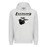 Dove Grey ludwig drum Premium Hoodie - artisFamous