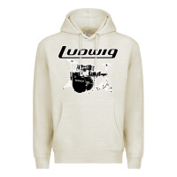 Oatmeal Heather ludwig drum Premium Hoodie - artisFamous
