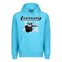 Ocean Blue ludwig drum Premium Hoodie - artisFamous