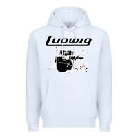 White ludwig drum Premium Hoodie - artisFamous
