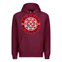 Burgundy breaking benjamin stone Premium Hoodie - artisFamous