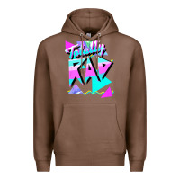 Chestnut 1980's style totally rad 80s casual  v.10.1 tank top Premium Hoodie - artisFamous