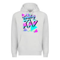 Dove Grey 1980's style totally rad 80s casual  v.10.1 tank top Premium Hoodie - artisFamous