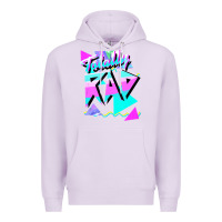Lilac 1980's style totally rad 80s casual  v.10.1 tank top Premium Hoodie - artisFamous