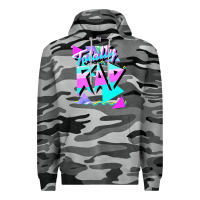 Slate Camo 1980's style totally rad 80s casual  v.10.1 tank top Premium Hoodie - artisFamous