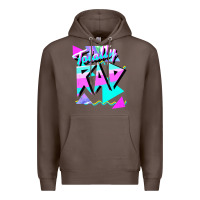 Coffee 1980's style totally rad 80s casual  v.10.1 tank top Premium Hoodie - artisFamous