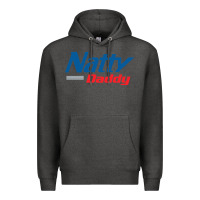 Charcoal Heather natty daddy Premium Hoodie - artisFamous