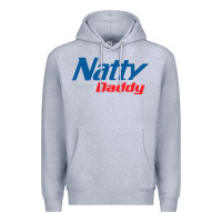 Heather Grey natty daddy Premium Hoodie - artisFamous