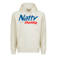Oatmeal Heather natty daddy Premium Hoodie - artisFamous