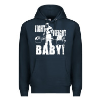 Navy American bodybuilder Premium Hoodie - artisFamous
