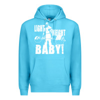 Ocean Blue American bodybuilder Premium Hoodie - artisFamous