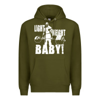 Army Green American bodybuilder Premium Hoodie - artisFamous