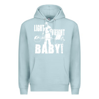 Blue Mist American bodybuilder Premium Hoodie - artisFamous