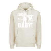 Oatmeal Heather American bodybuilder Premium Hoodie - artisFamous