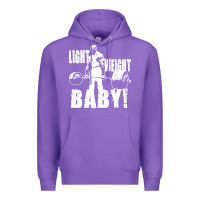 Purple American bodybuilder Premium Hoodie - artisFamous