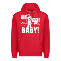 Red American bodybuilder Premium Hoodie - artisFamous
