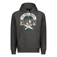 Charcoal Heather on your marks get set bake Premium Hoodie - artisFamous