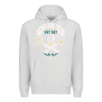 Dove Grey on your marks get set bake Premium Hoodie - artisFamous