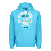 Ocean Blue on your marks get set bake Premium Hoodie - artisFamous