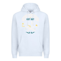 White on your marks get set bake Premium Hoodie - artisFamous