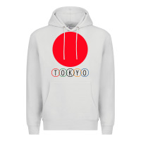 Dove Grey Japan Flag Olympics Premium Hoodie - artisFamous