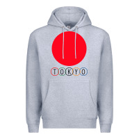 Heather Grey Japan Flag Olympics Premium Hoodie - artisFamous