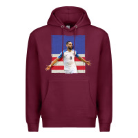 Burgundy Usmnt Premium Hoodie - artisFamous