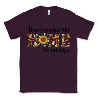 Plum there's no place like home for holidays Classic Tee - RanaPortraitStore