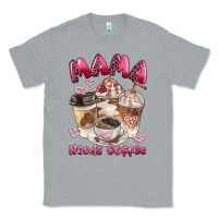 Heather Grey mama needs coffee Classic Tee - BarkalooDesign