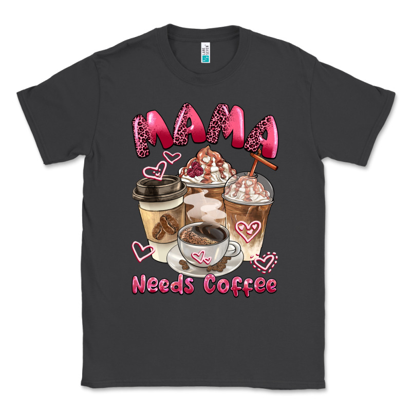 Mama Needs Coffee Classic Tee by BarkalooDesign | Teevron