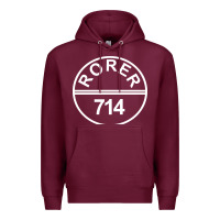 Burgundy rorer 714 Premium Hoodie - artisFamous